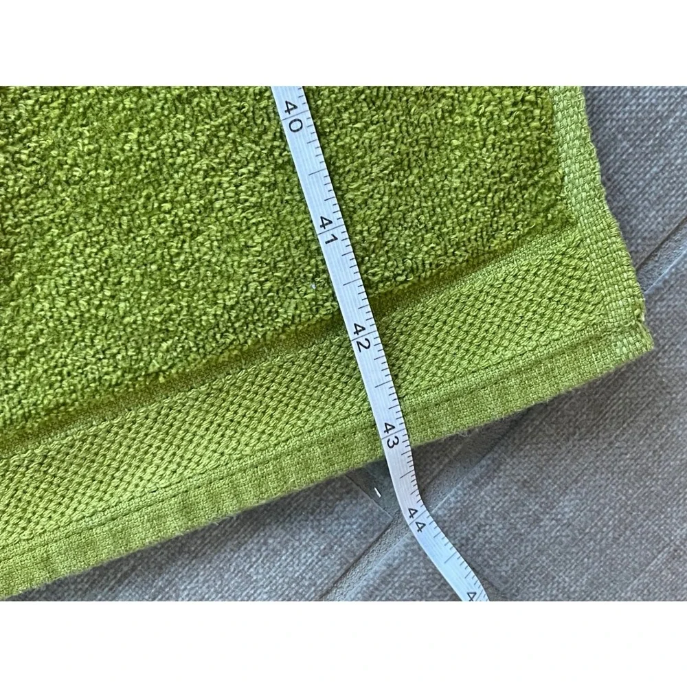 Vintage Cannon Monticello Avocado Green 5 Bath and Hand Towels Retro MCM 70s